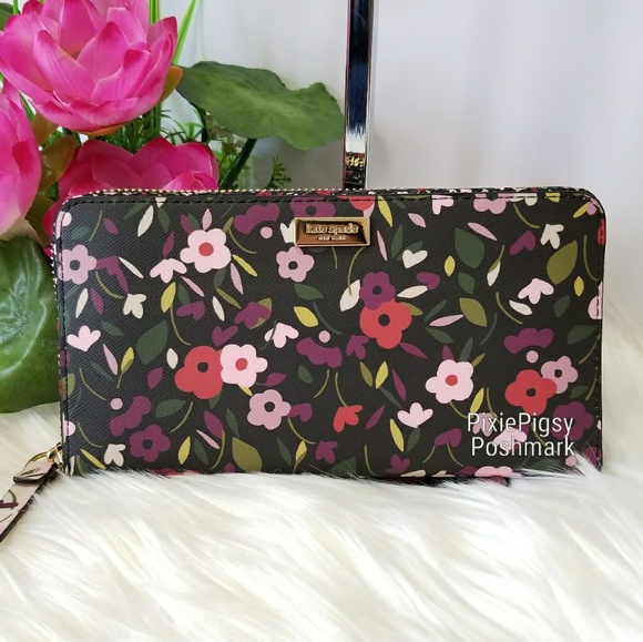 kate spade Handbags - Kate Spade Neda Boho Floral Zip Around Wallet